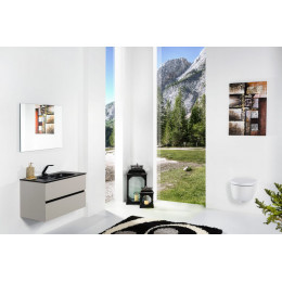 Тумба без раковины Vallessi 80*46cm КАШЕМИР мат. 2 полки,