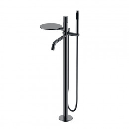 Смеситель STICK напольный Shine Gun Metal SPIRALE