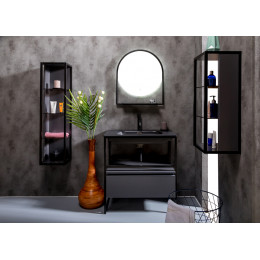 Ящик под консоль LOFT 80 Антрацит, 1 полка