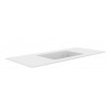 QUATRO 120 раковина-моноблок WHITE (асимметричная)