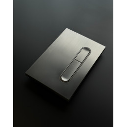 Кнопка для инсталляции, пластик, GUN METAL, для инсталляций GEBERIT