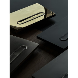 Кнопка для инсталляции, пластик, GUN METAL, для инсталляций GEBERIT