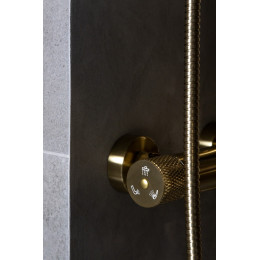 Душевая стойка со смесителем, золото, UNO