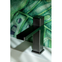 Смеситель для раковины Boheme Quad 159-GM Gun Metal, автоматический