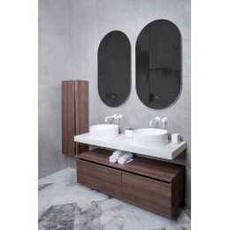 Раковина LV204 Corian Matt White 40*13см