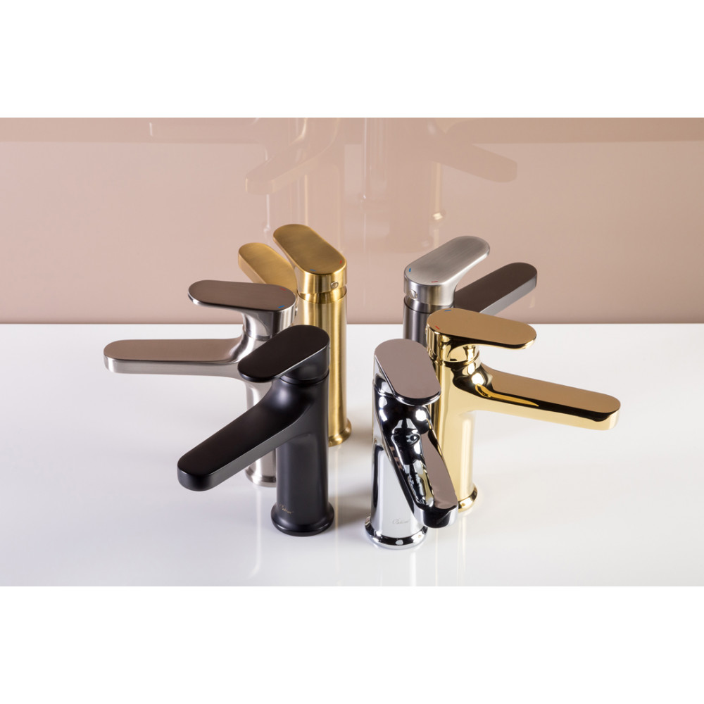Смеситель для умывальника высокий SPECTRE Gold