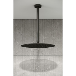 Труба-кронштейн для потолочного душа в круглом дизайне, Shine Gun Metal