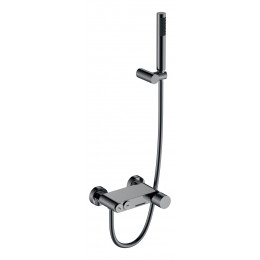 Смеситель STICK для ванны Shine Gun Metall c ручкой DIAMOND