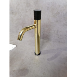 Смеситель STICK для умыв. выс. GOLD Matt Black_Комплект