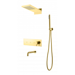 Душевая система с изливом Boheme Fusion Gold