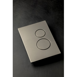 Кнопка для инсталляции, нержавеющая сталь, ультраплоская, Gun Metall GEBERIT, 300-серия