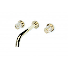 Смеситель из стены ELEGANTE на 3 отв. GOLD