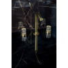 Смеситель на столешницу ELEGANTE на 3 отв. GOLD