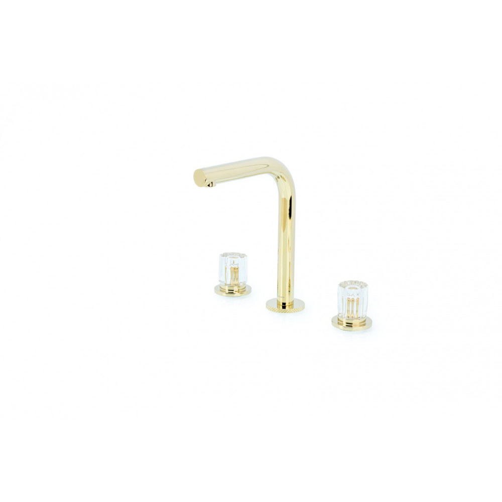 Смеситель на столешницу ELEGANTE на 3 отв. GOLD