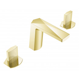 Смеситель врезной на 3отв. VENTURO Matt Gold, ручка TOUCH
