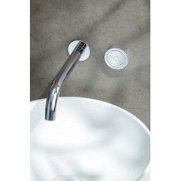 Смеситель автоматический для раковины из стены на 2 отв. TECH ХРОМ