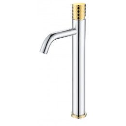 Смеситель STICK для умыв. выс. CHROME DIAMOND GOLD_Комплект