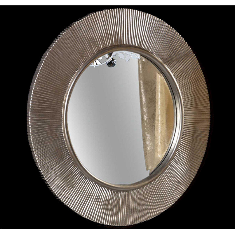 Зеркало SHINE серебро d82