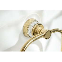 Полотенцедержатель кольцо AURA Gold
