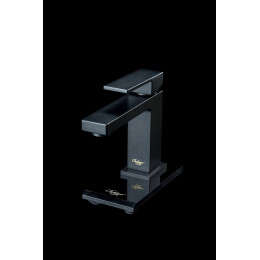 Cмеситель для умывальника Qubic Matt Black