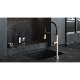 Смеситель для кухни UNO NIKEL BRUSH