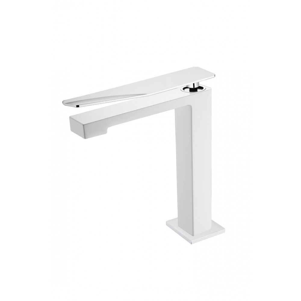 Смеситель для раковины Boheme Q White-Chrome