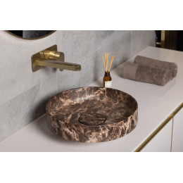 Раковина накладная Corian 400*130 Emprador