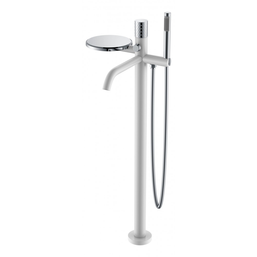Смеситель STICK напольный WHITE DIAMOND CHROME