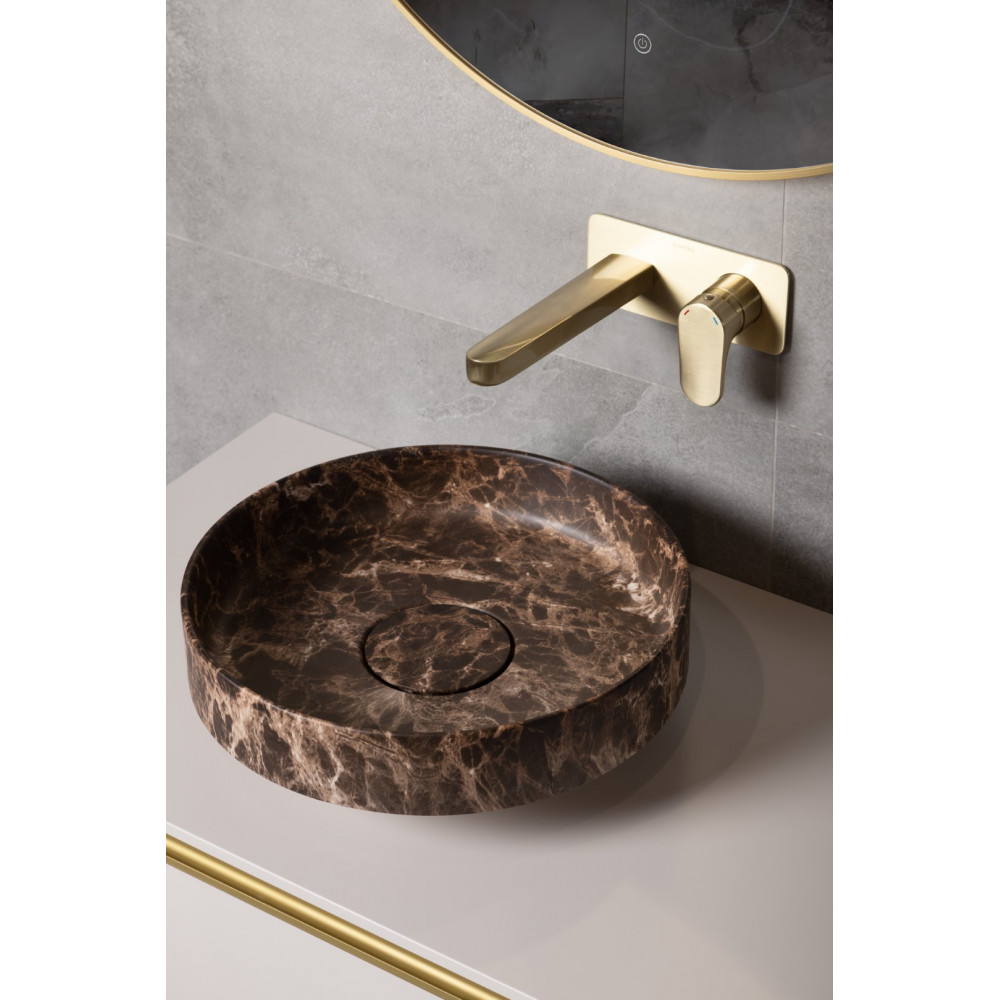 Раковина накладная Corian 400*130 Emprador