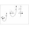 Смеситель STICK для ванны BLACK LINEA