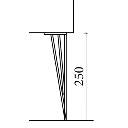 Ножки LUCIDO для пенала хром пара