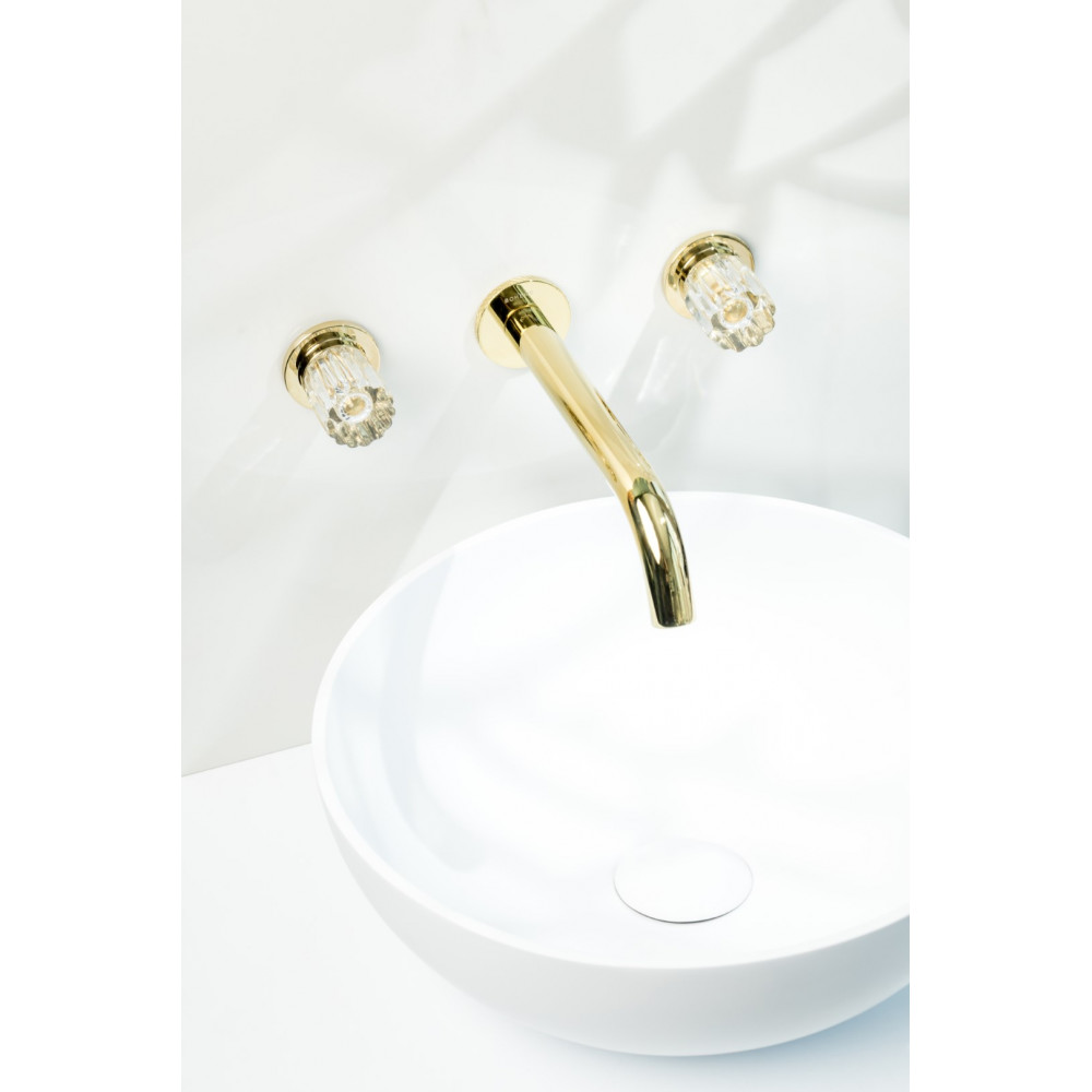 Смеситель из стены ELEGANTE на 3 отв. GOLD