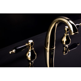 Смеситель для раковины на 3 отверстия TRADIZIONALE ORO