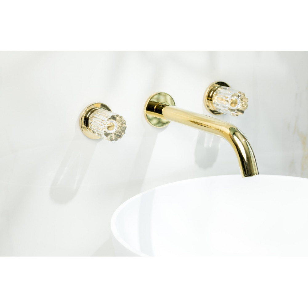 Смеситель из стены ELEGANTE на 3 отв. GOLD