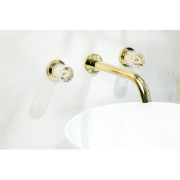 Смеситель из стены ELEGANTE на 3 отв. GOLD