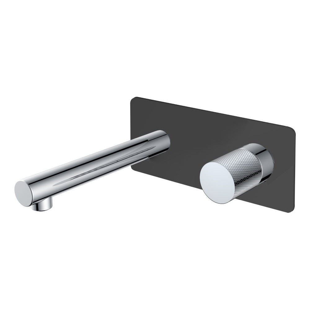 Смеситель STICK из стены BLACK TOUCH CHROME