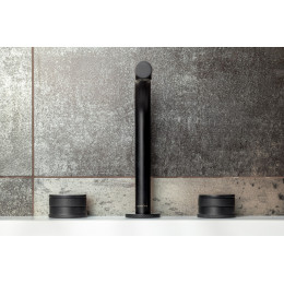 Смеситель на столешницу PRESTIGE на 3 отв. BLACK