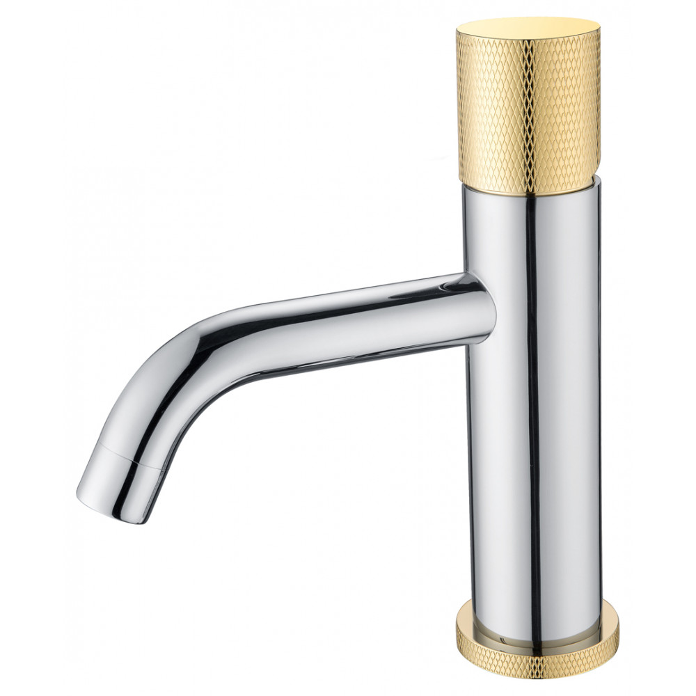 Смеситель STICK для умыв. низ. CHROME TOUCH GOLD_Комплект