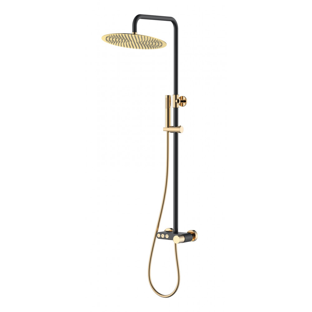 Стойка для душа STICK BLACK DIAMOND Gold