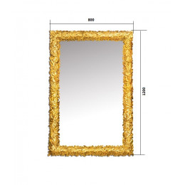 Зеркало NATURA, золото, 80х120
