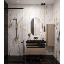 Столешница моноблок FLAT NERO MARQUINA (1010*452*80)