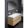 Тумба без раковины Vallessi 100*46cm LIGHT OAK мат. 2 полки