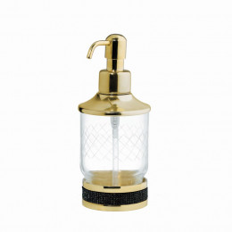 Настольный диспенсер ROYALE CRISTAL BLACK GOLD