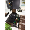 Зеркальный шкаф Vallessi 100 DARK OAK с подстветкой