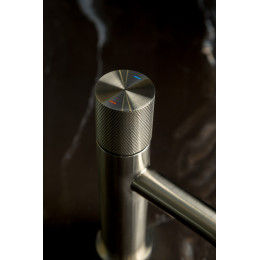 Смеситель STICK для умыв. низ. Nikel Brush низкий с ручкой TOUCH