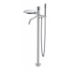 Смеситель STICK напольный WHITE TOUCH CHROME
