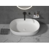 Раковина-чаша кориан овальная матовая, Slim 500*350*135