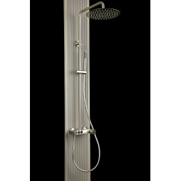 Душевая стойка c ручкой DIAMOND, STICK Nikel Brush
