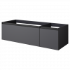 QUATRO 2 140см (100+40) тумба ANTHRACITE профиль ANTHRACITE