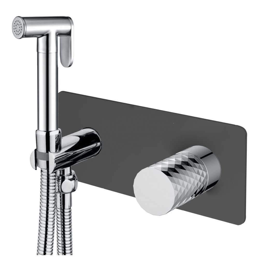 Смеситель гигиенический STICK BLACK DIAMOND CHROME
